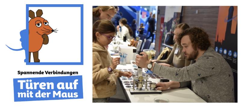 Jonas Würzinger participating in the Maus Open Days